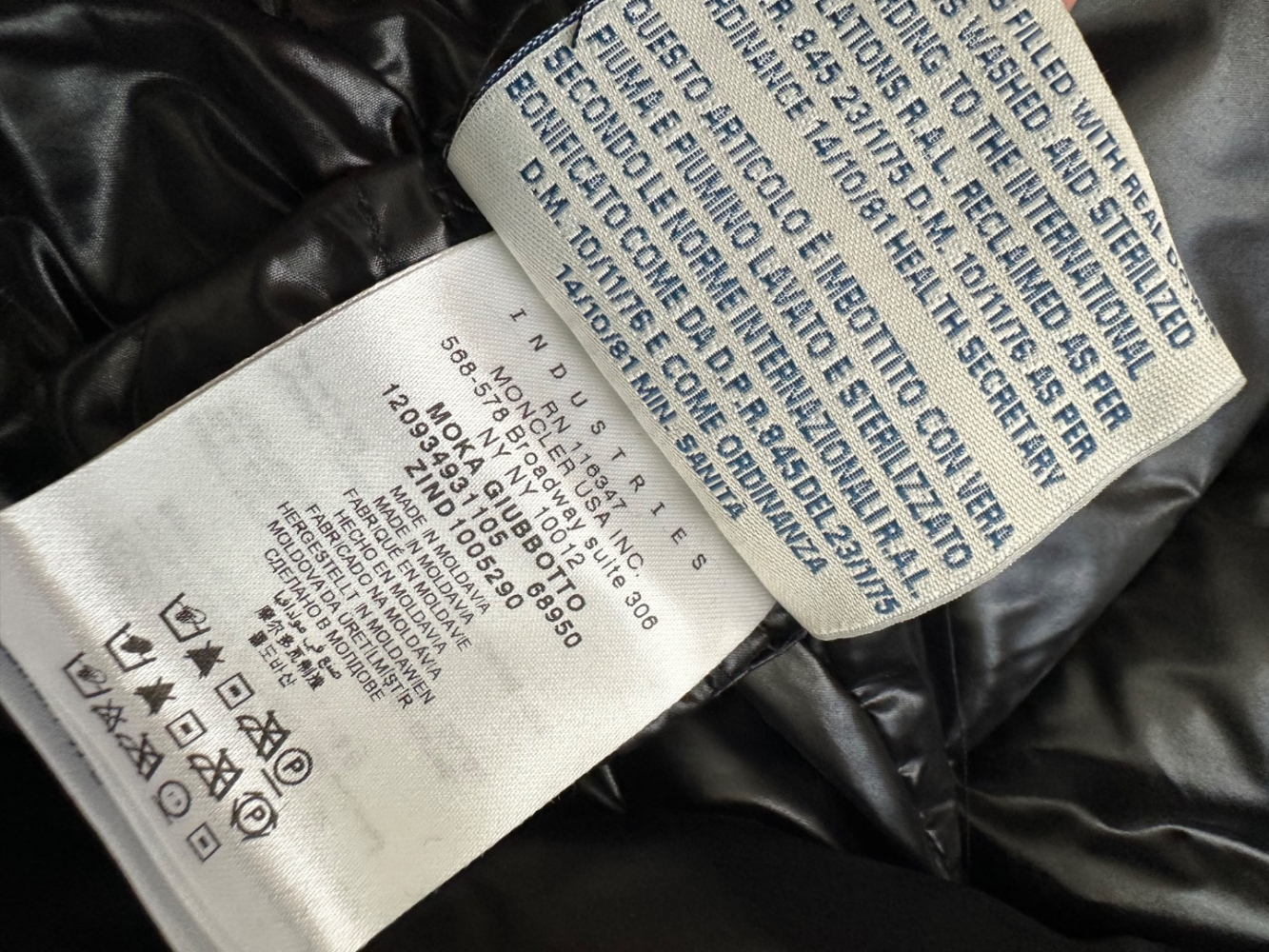 Moncler Langer Daunenmantel