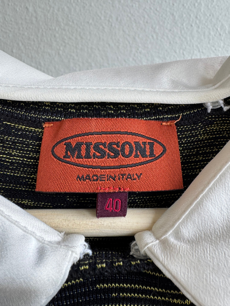 Missoni Robe à col amovible
