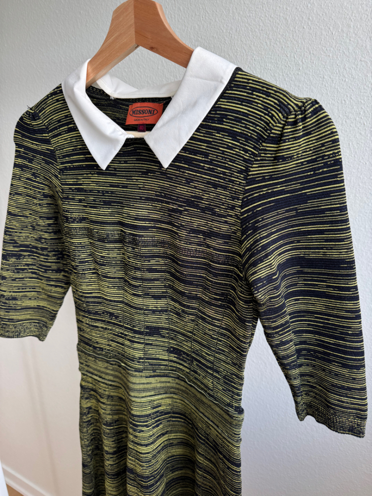 Missoni Robe à col amovible