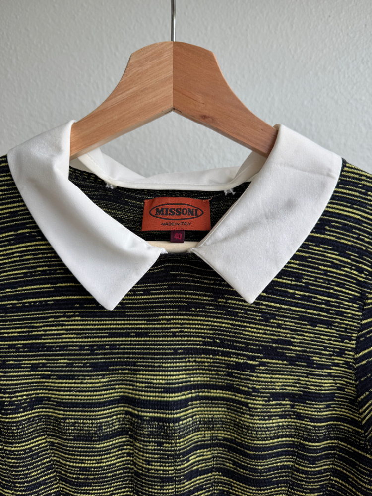 Missoni Robe à col amovible