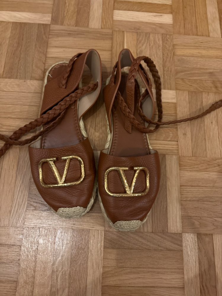 Valentino Sandales-espadrilles Valentino camel