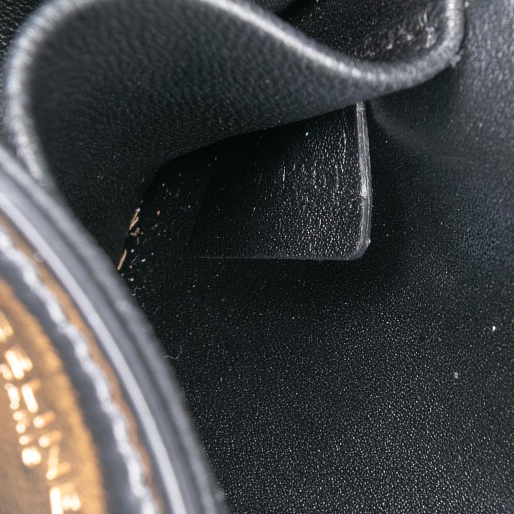 Celine B Celine Black Calf Leather Shiny skin Claude Shoulder Bag Italy