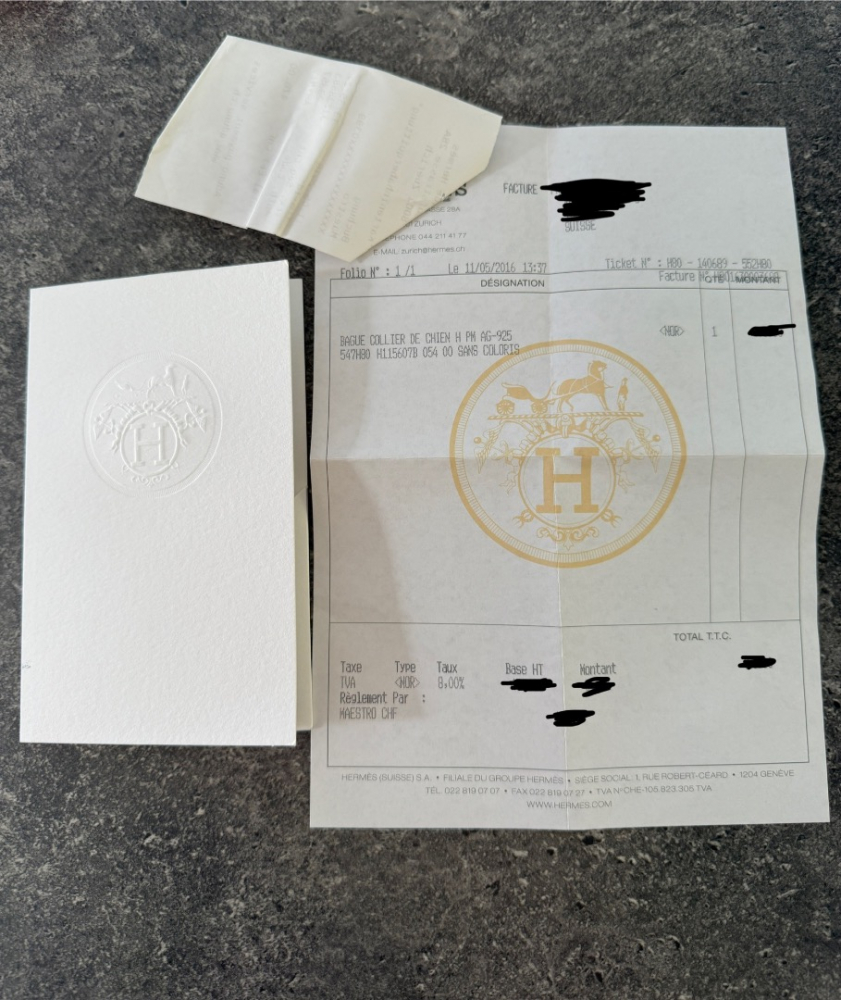 Hermès Bague Collier de Chien