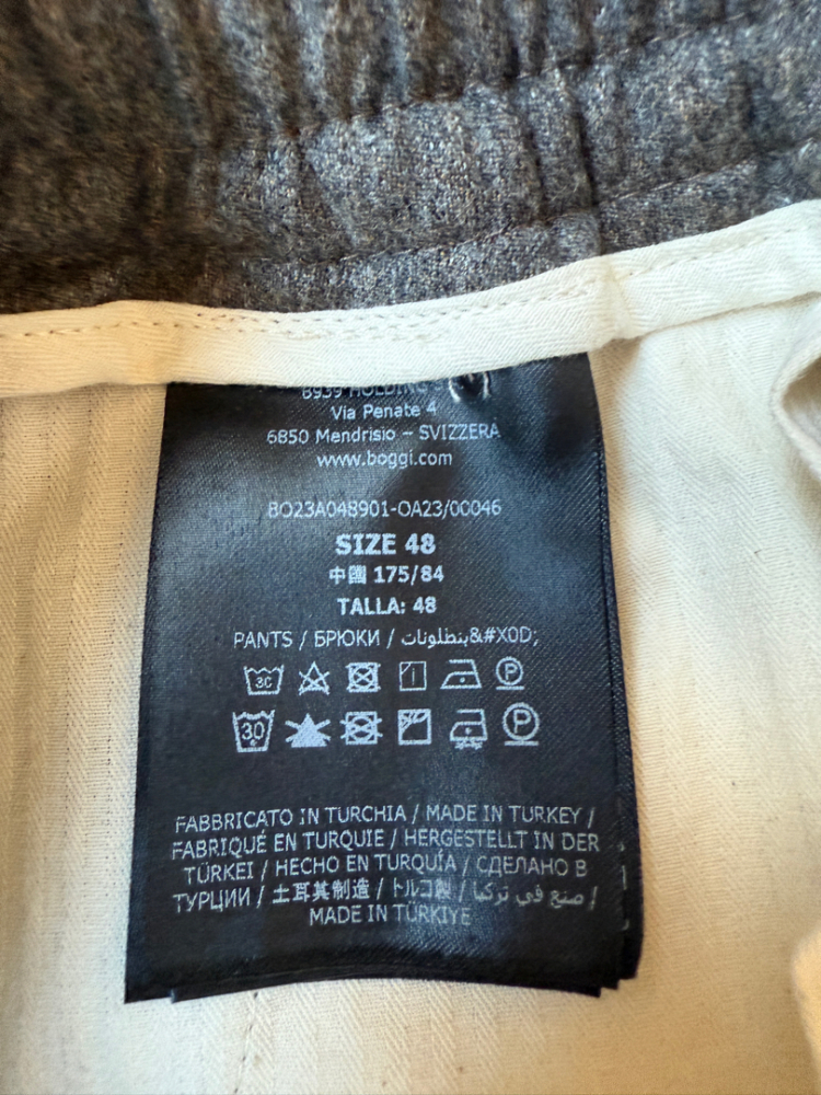 Boggi Wool flannel pants