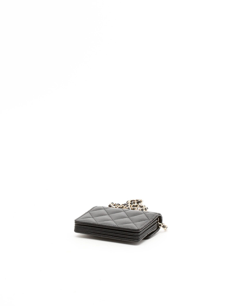 Chanel Caviar Mini Wallet On Chain Bag