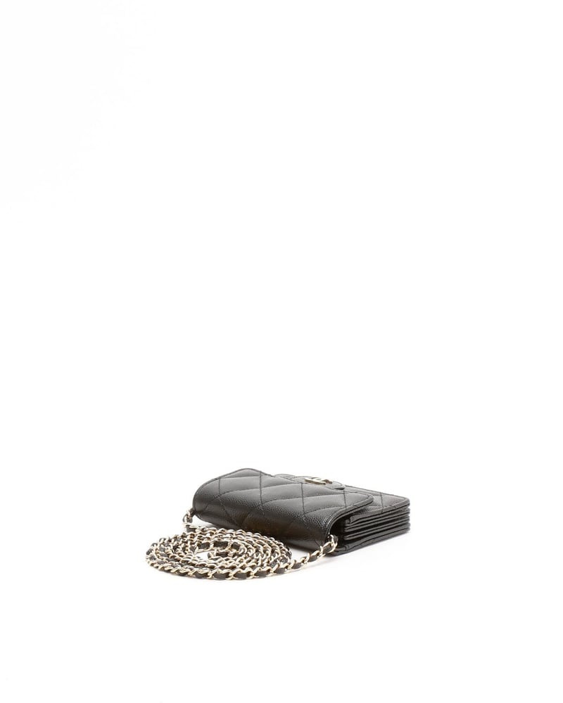 Chanel Caviar Mini Wallet On Chain Bag