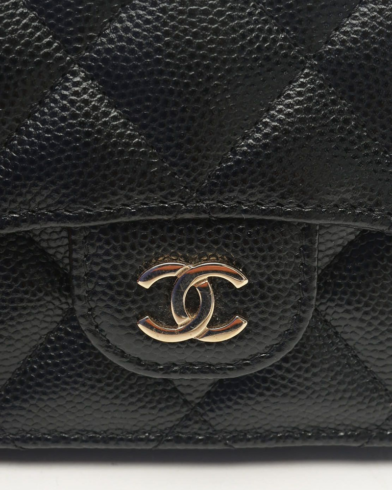 Chanel Caviar Mini Wallet On Chain Bag