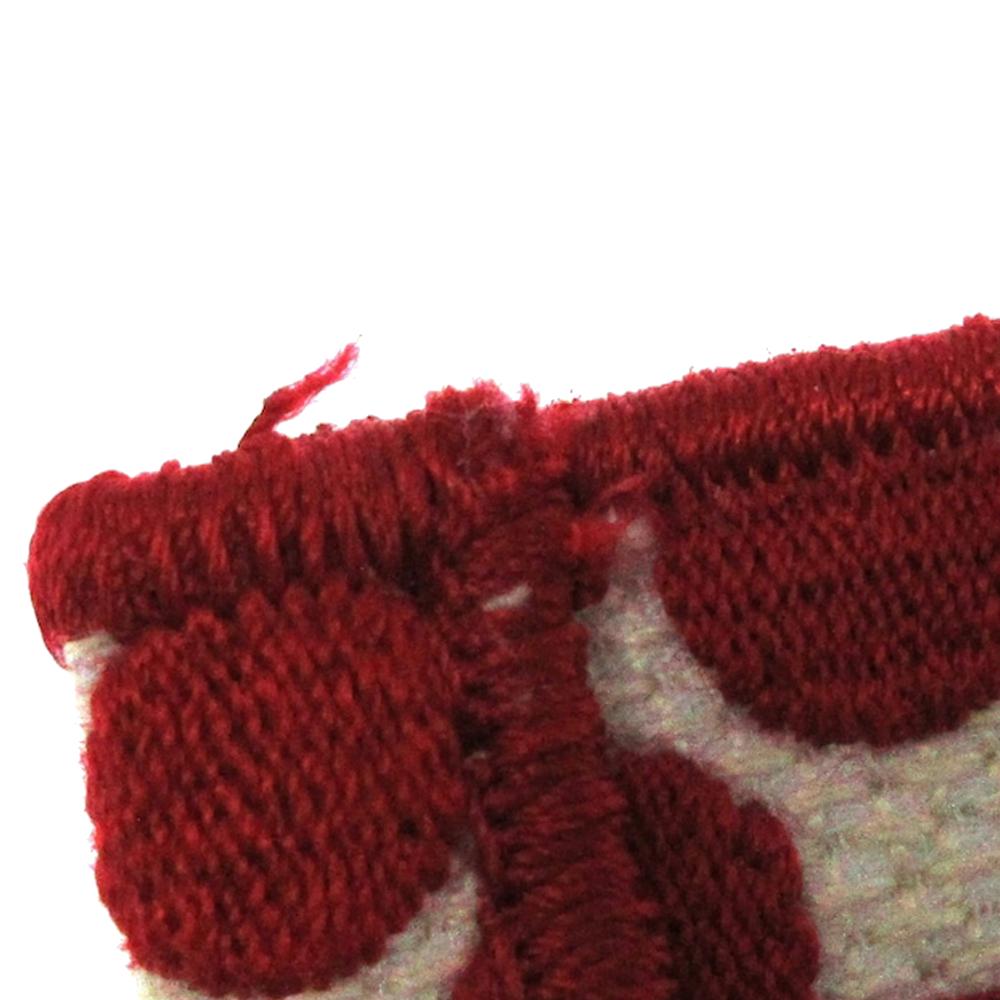 Christian Dior AB Dior Red Canvas Fabric DiorAmour Mini Embroidered Dots Book Tote Italy