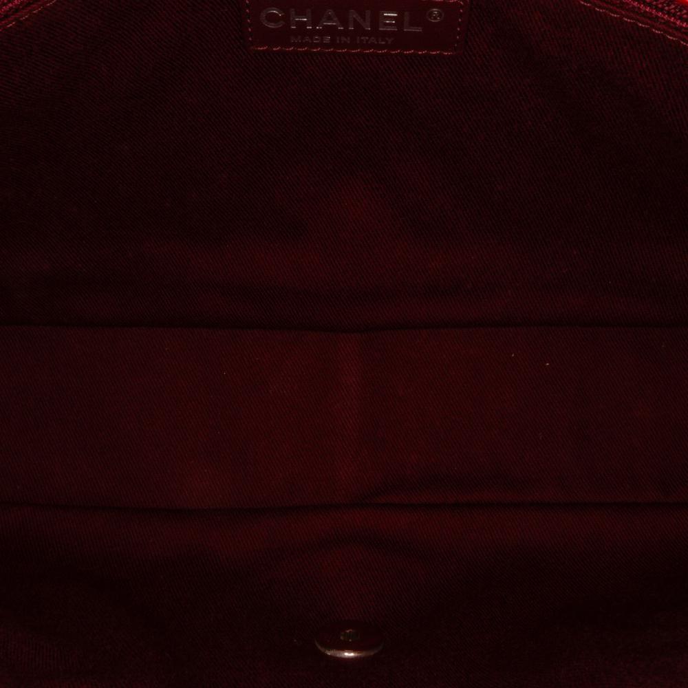 Chanel AB Chanel Red Lambskin Leather Leather Jumbo Classic Lambskin Double Flap Italy