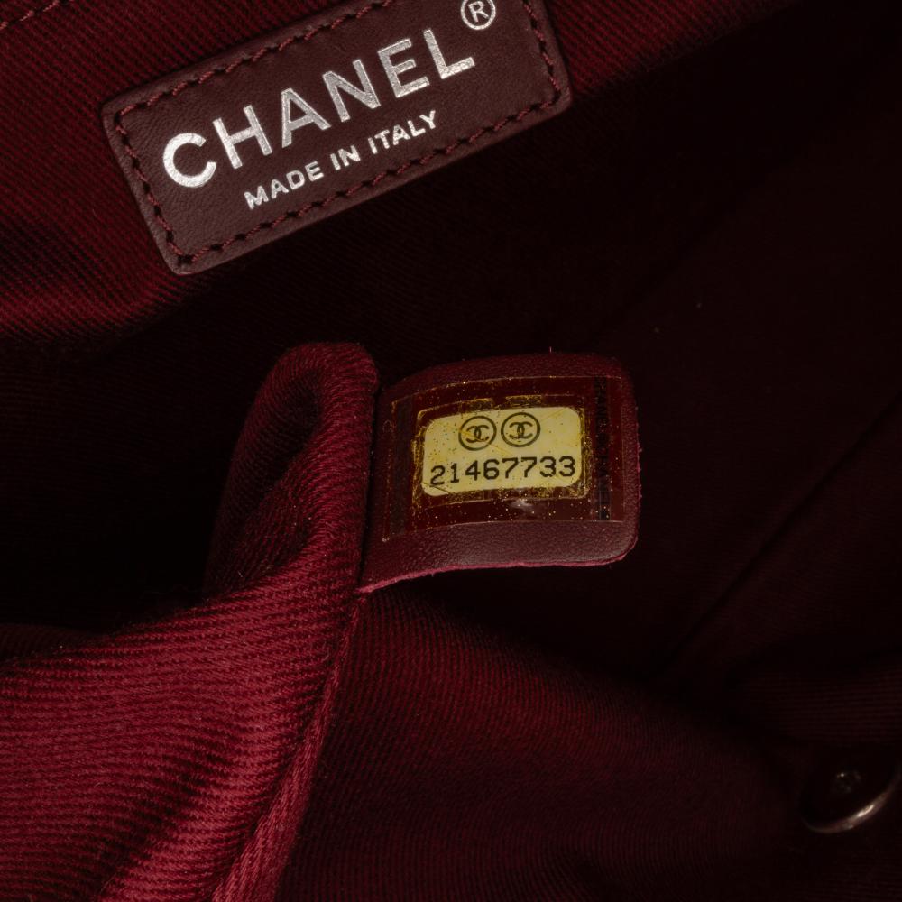 Chanel AB Chanel Red Lambskin Leather Leather Jumbo Classic Lambskin Double Flap Italy