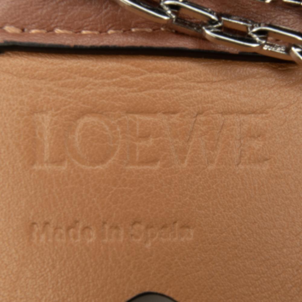 Loewe A LOEWE Brown Calf Leather Whale Pouch Spain