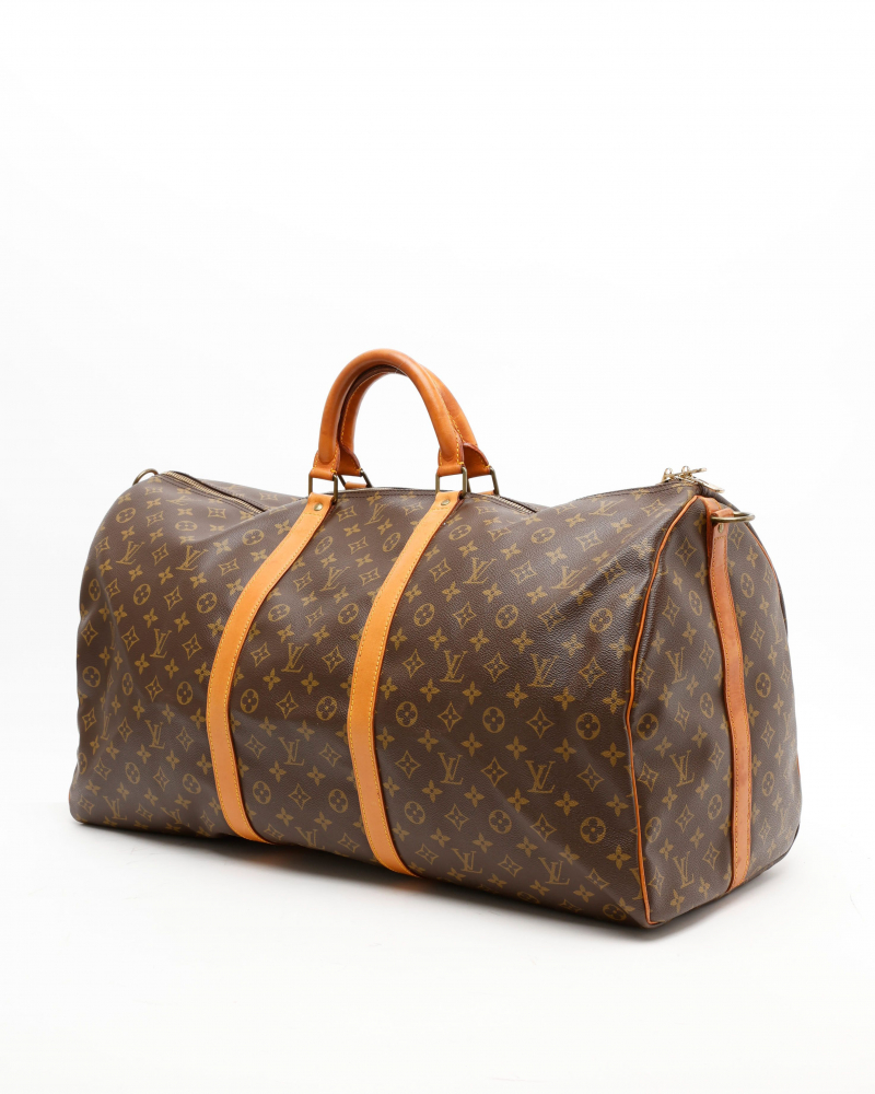 Louis Vuitton Monogram Keepall Bandoulière 60 Weekend Bag