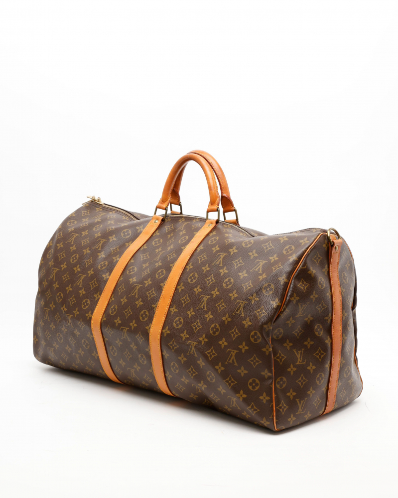 Louis Vuitton Monogram Keepall Bandoulière 60 Weekend Bag