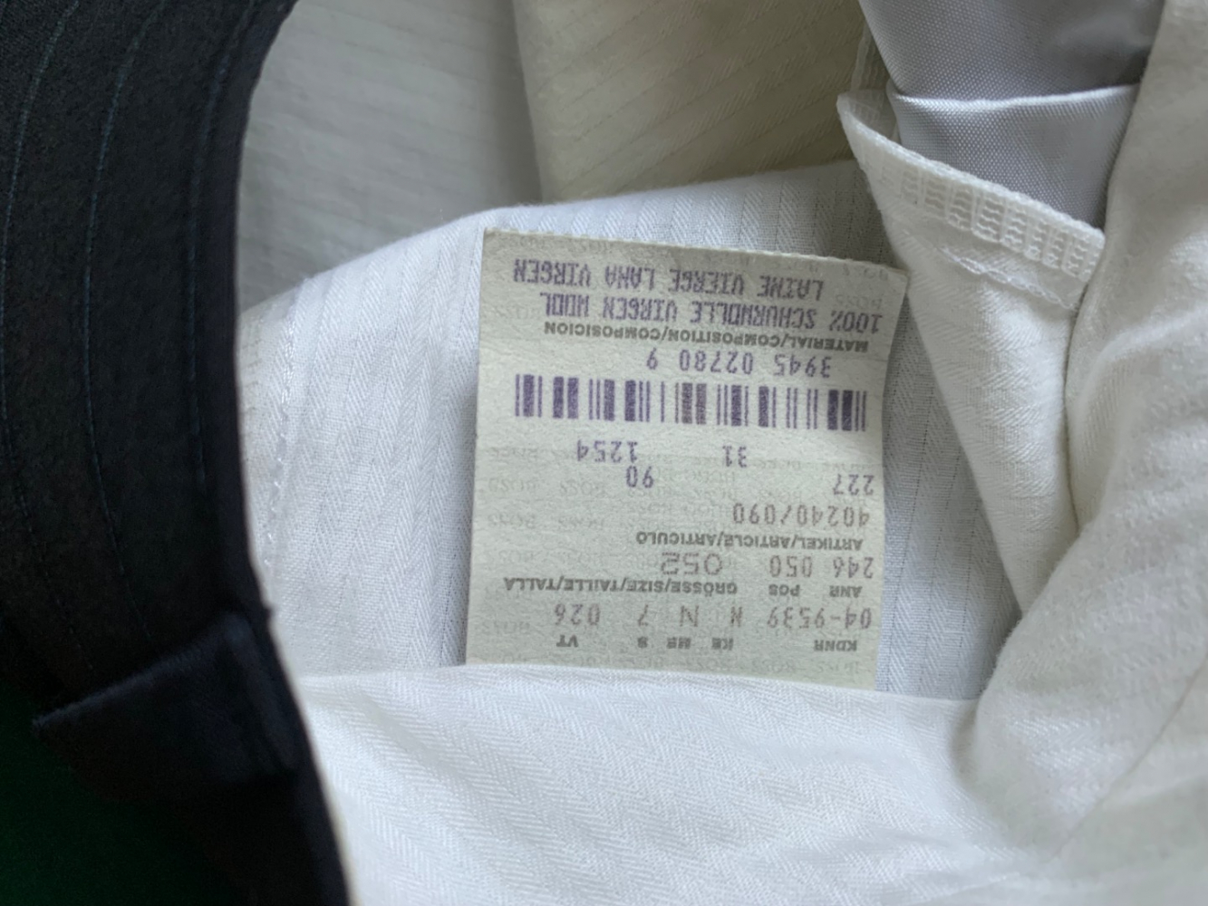 Cerruti FÜR HUGO BOSS ANZÜGE