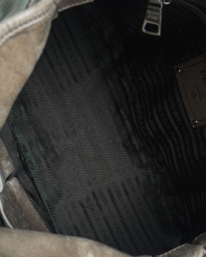 Prada Tessuto Chain Shoulder Bag