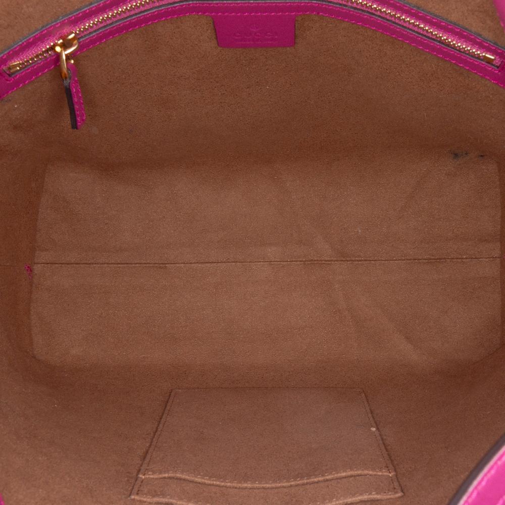 Gucci B Gucci Brown Beige Coated Canvas Fabric GG Supreme Linea A Foldover Tote Italy