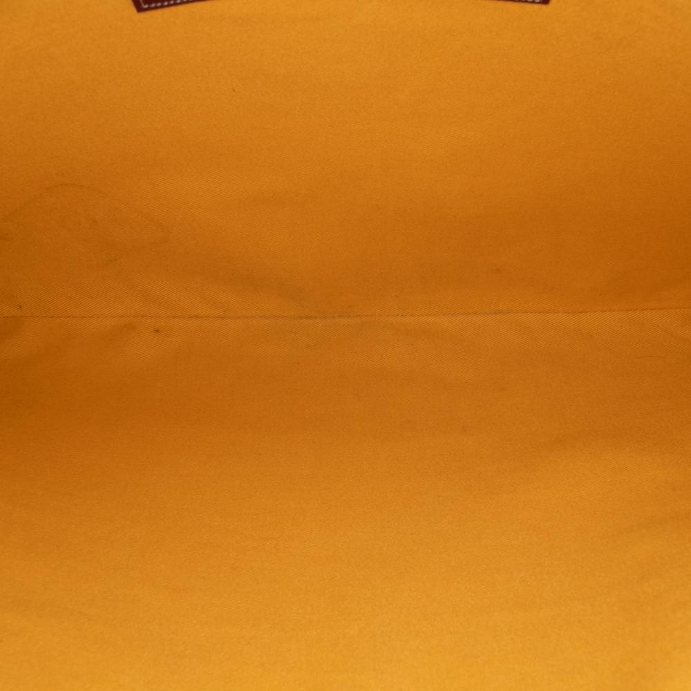 Goyard AB Goyard Red Burgundy Coated Canvas Fabric Goyardine Senat GM France