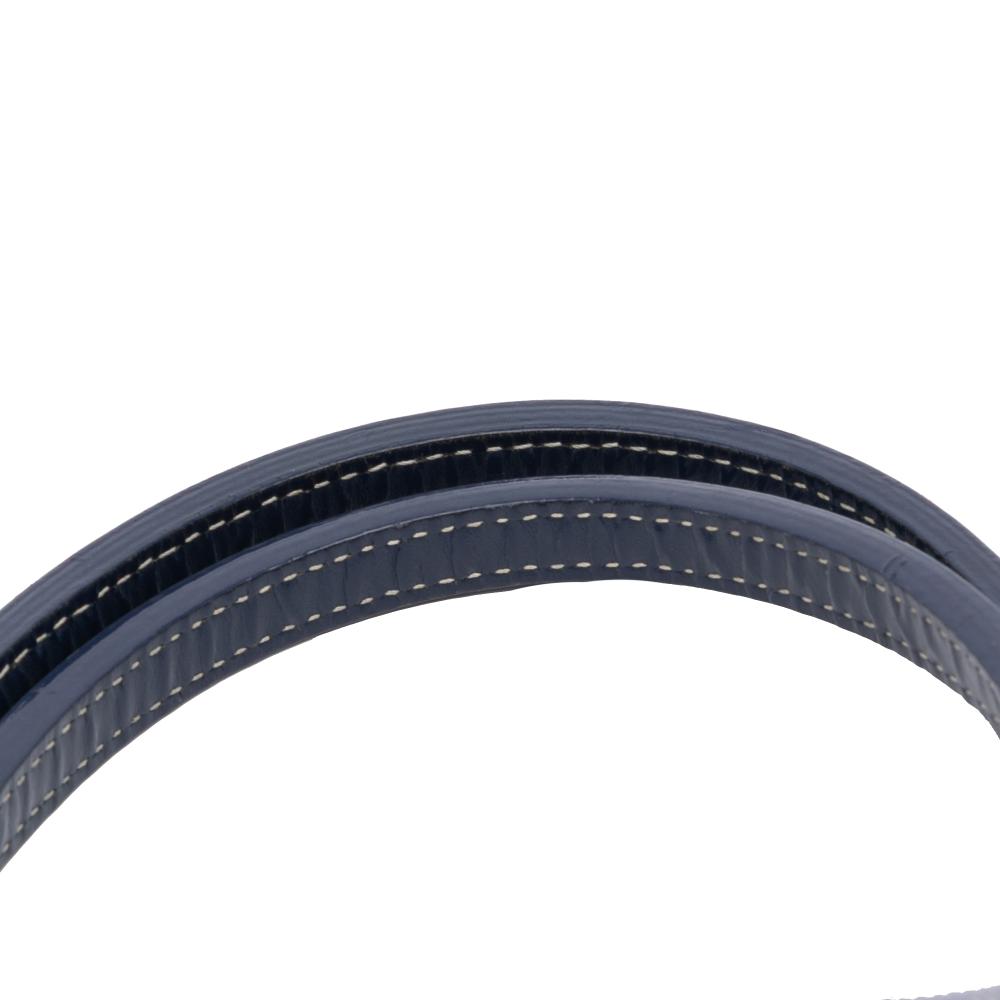 Goyard B Goyard Blue Dark Blue Coated Canvas Fabric Goyardine Saint Louis PM France