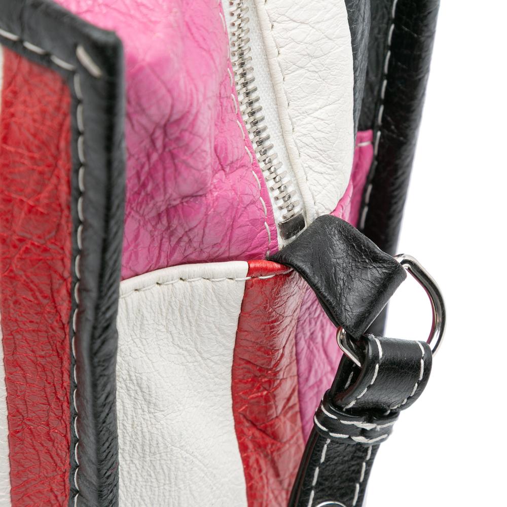 Balenciaga B Balenciaga Pink Lambskin Leather Leather XS Lambskin Bazar Shopper Satchel Italy