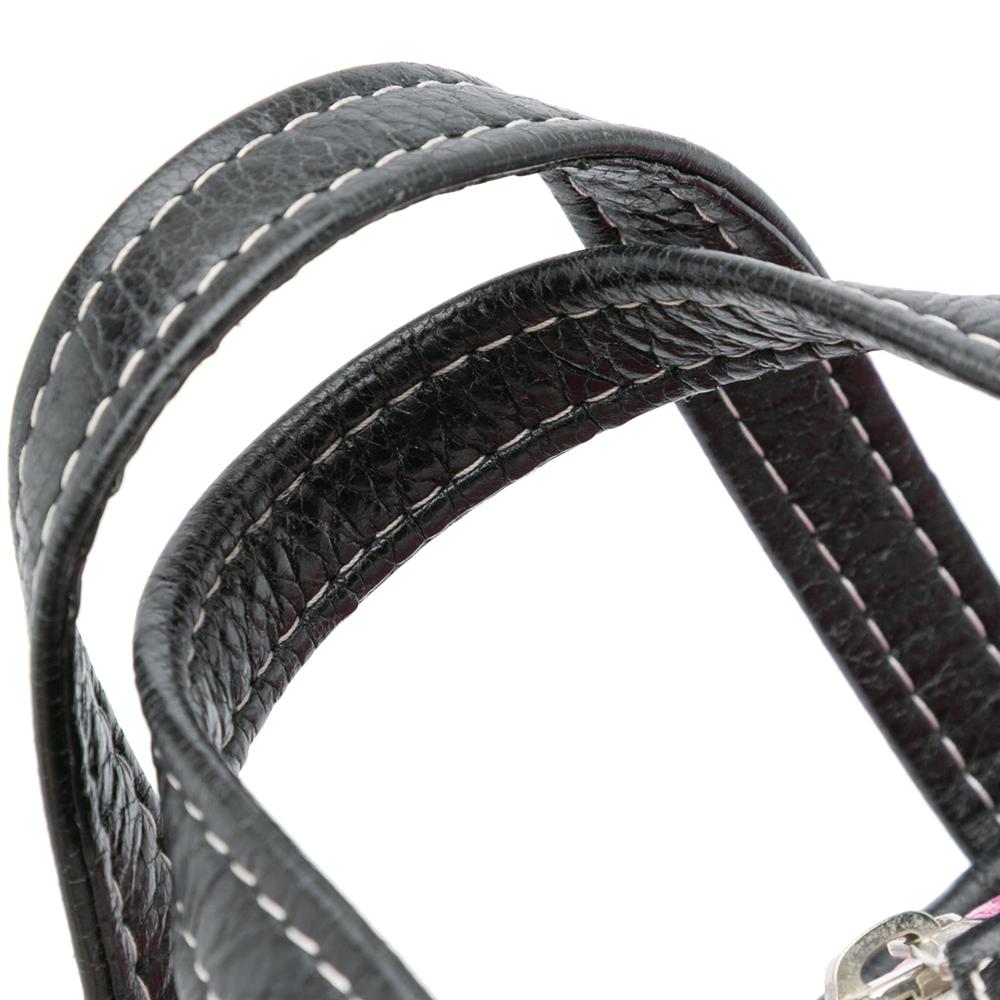 Balenciaga B Balenciaga Pink Lambskin Leather Leather XS Lambskin Bazar Shopper Satchel Italy