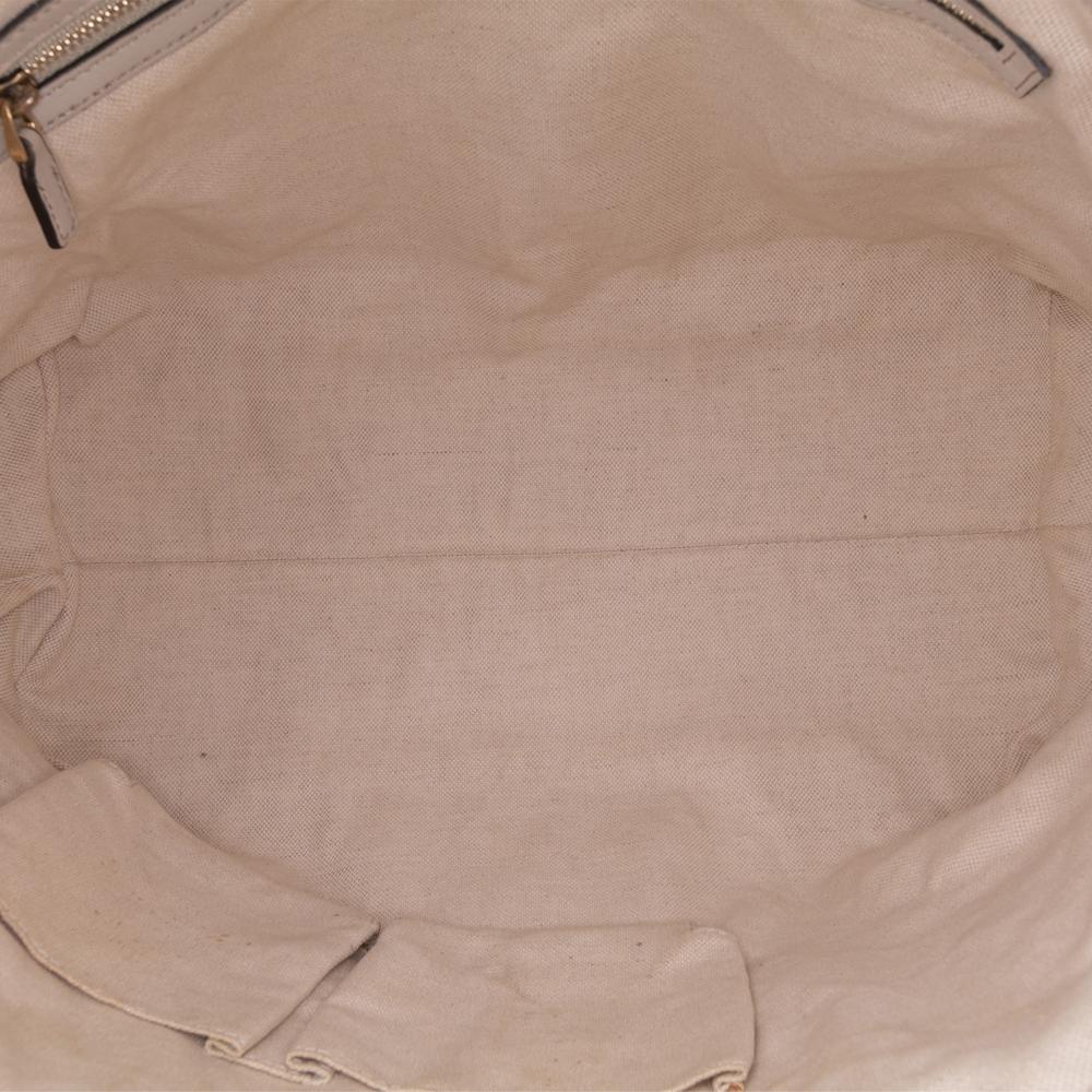 Gucci B Gucci Brown Light Beige Calf Leather Guccissima Lovely Heart Tote Italy