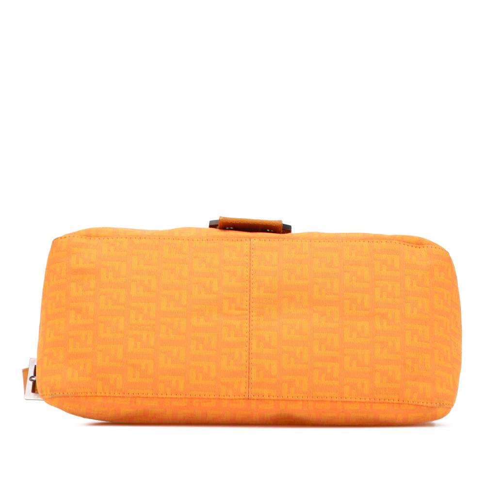 Fendi B Fendi Orange Light Orange Canvas Fabric Zucchino Mamma Forever Italy