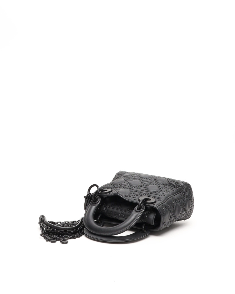 Christian Dior Mini Stud Lady Dior Bag