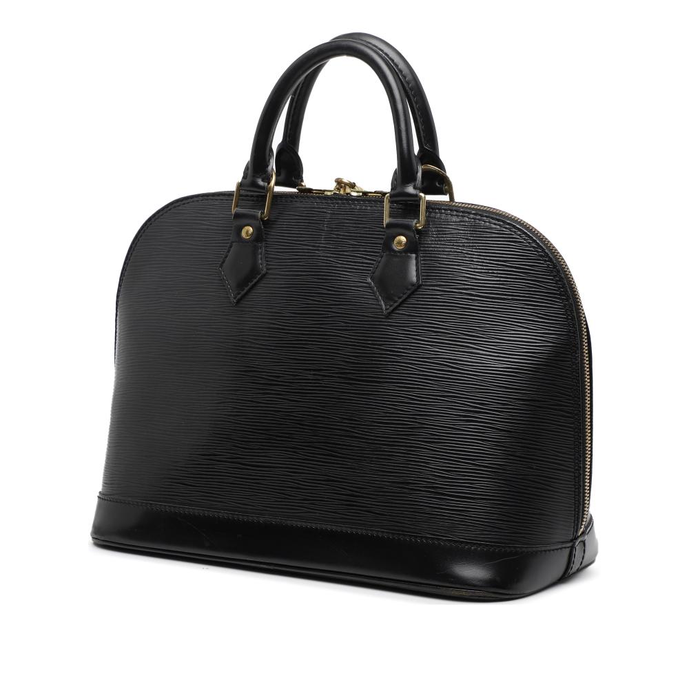 Louis Vuitton B Louis Vuitton Black Epi Leather Leather Epi Alma PM France