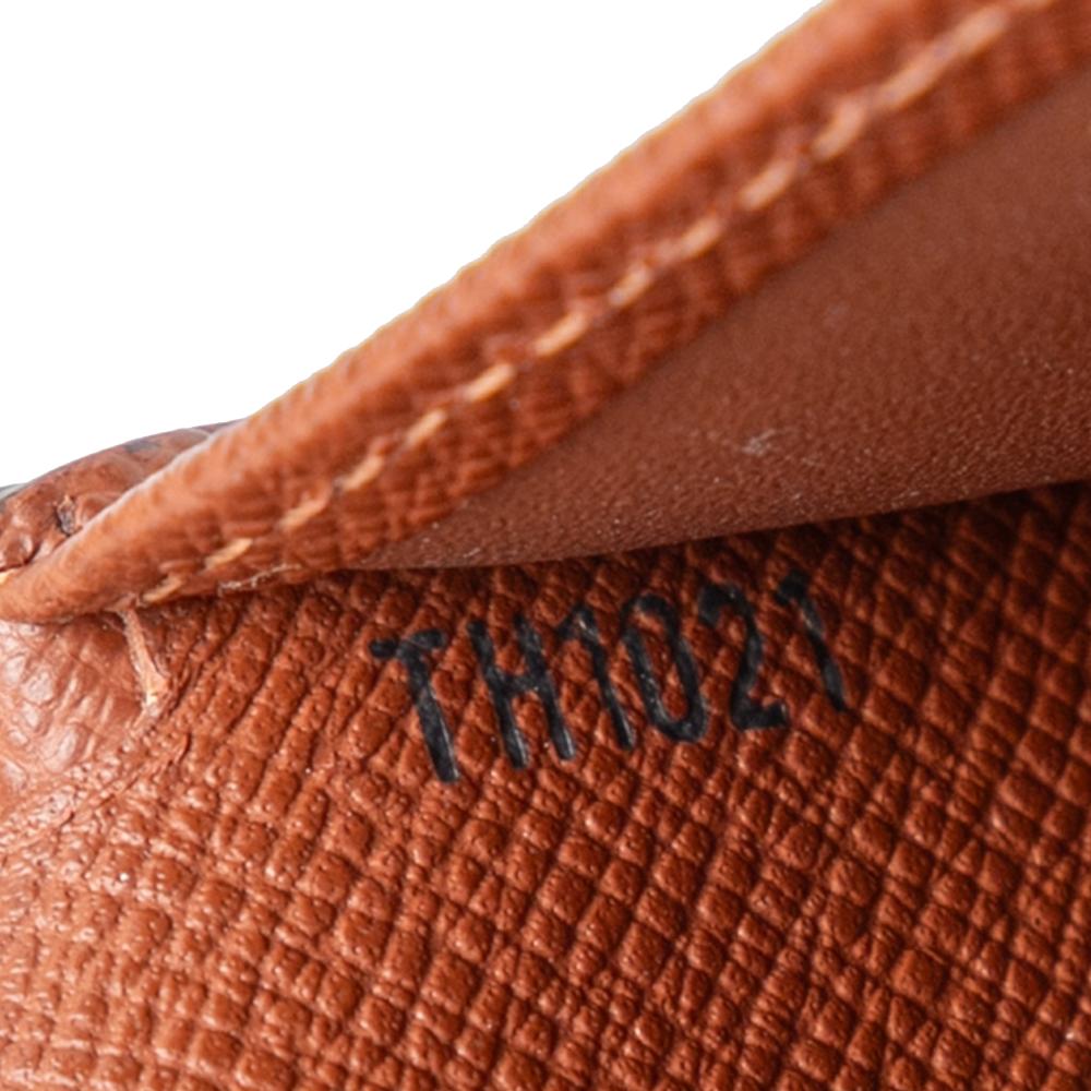 Louis Vuitton AB Louis Vuitton Brown Monogram Canvas Fabric Monogram Porte Monnaie Billets Viennois France