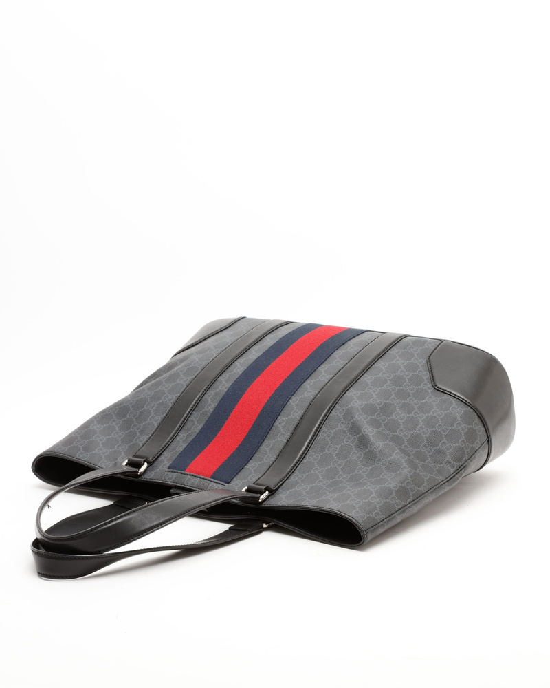 Gucci GG Supreme Web Large Tote Bag