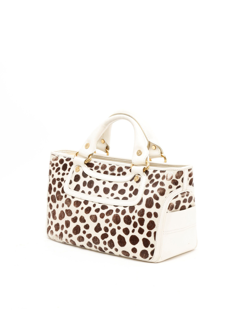 Celine Céline Leopard Boogie Bag