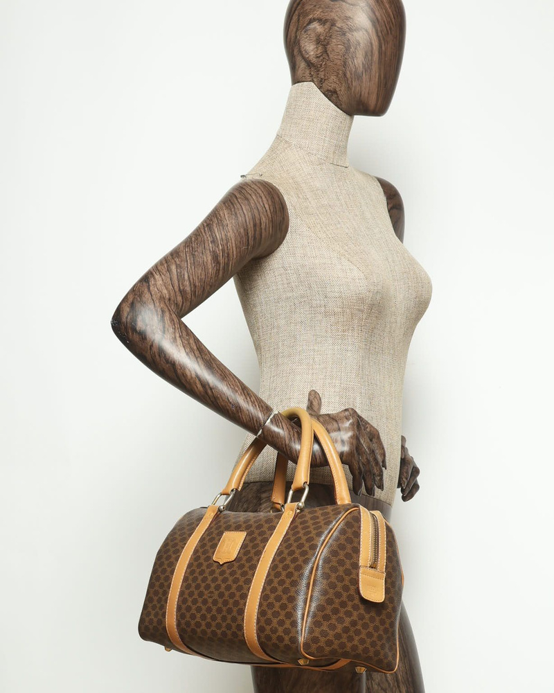 Celine Céline Macadam Boston Bag