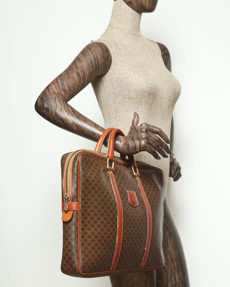Celine Céline Macadam Business Bag