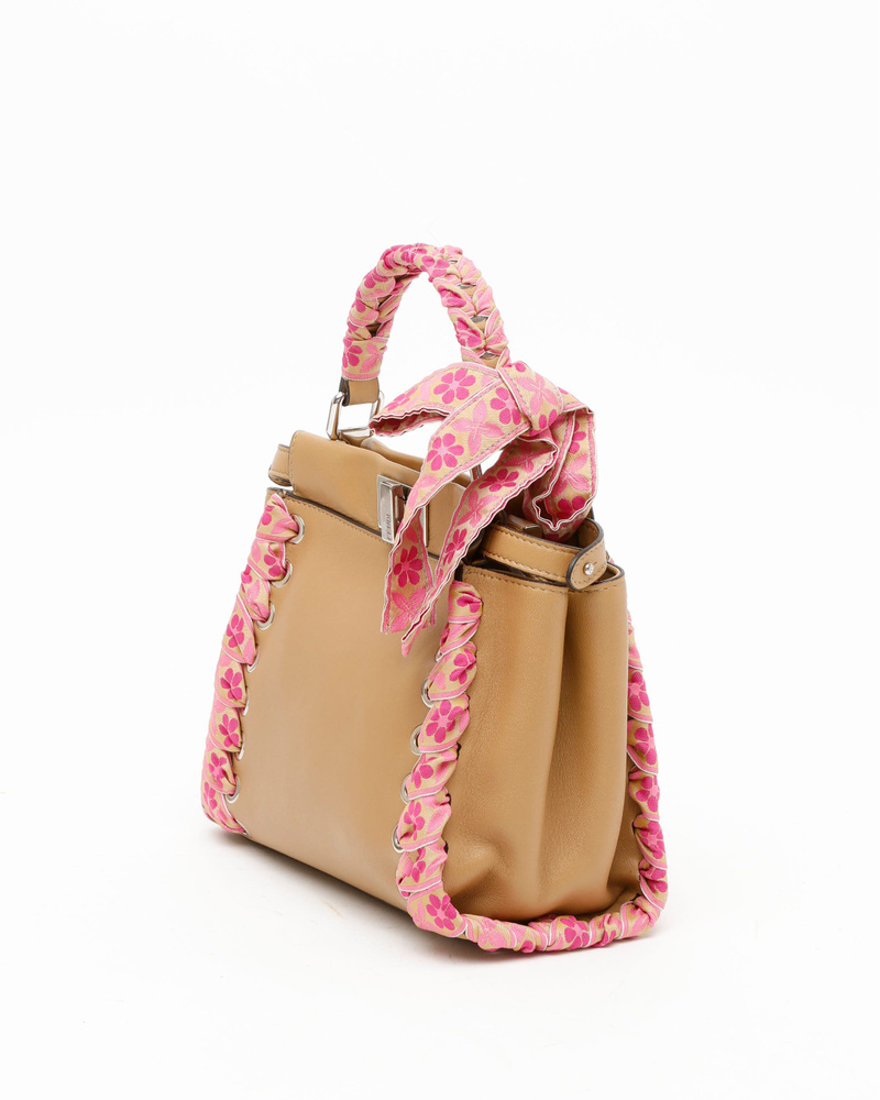 Fendi Mini Ribbon Stitch Peekaboo Bag