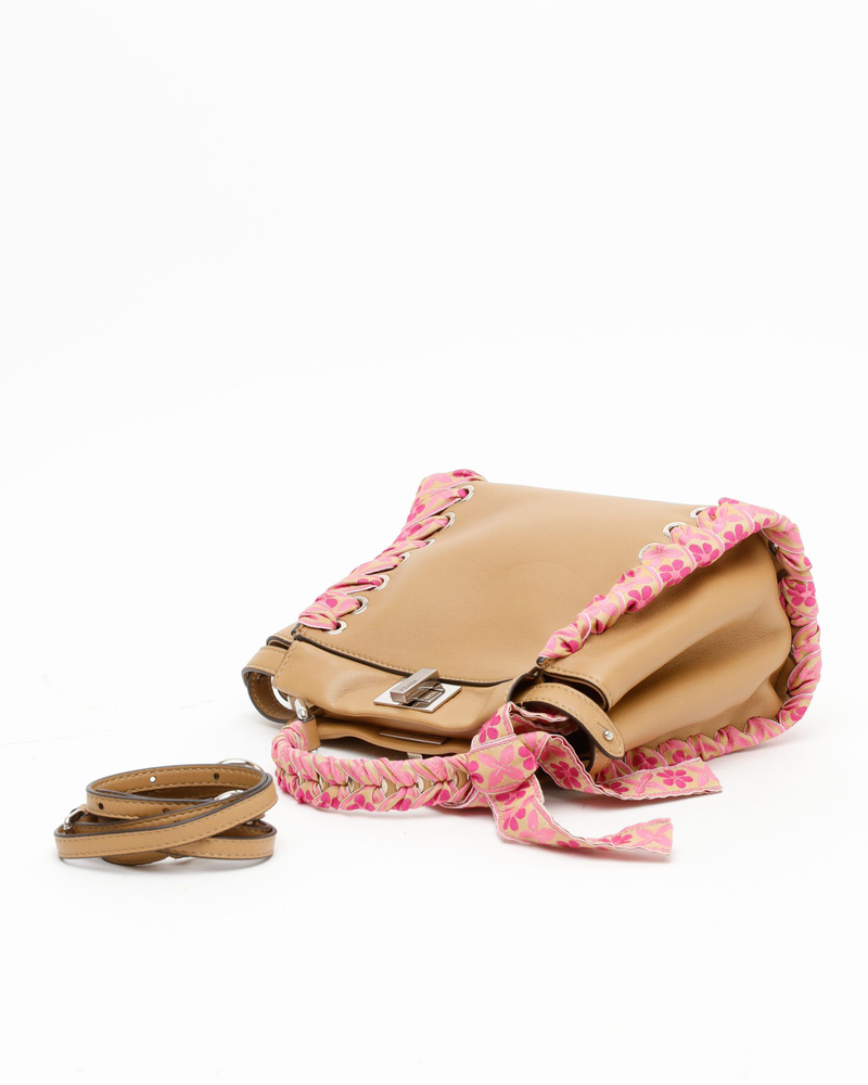 Fendi Mini Ribbon Stitch Peekaboo Bag