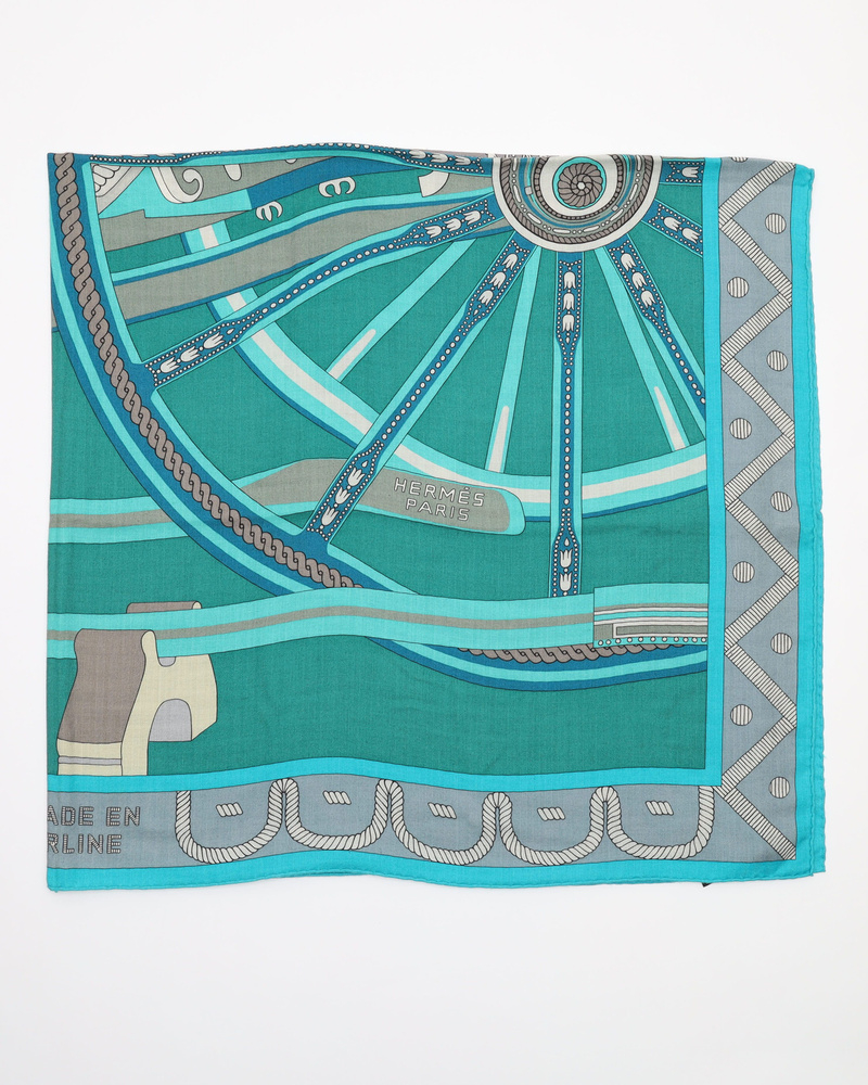 Hermès 130 Cashmere Silk Scarf