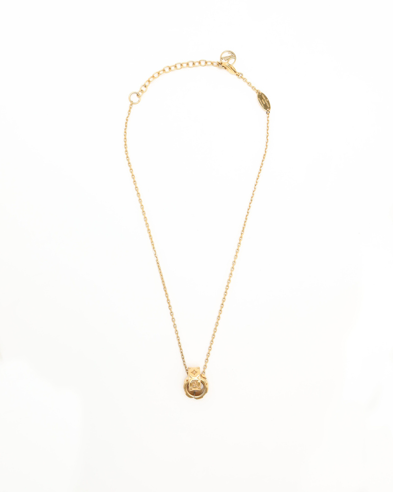 Louis Vuitton Collier Pillow Nanogram Necklace