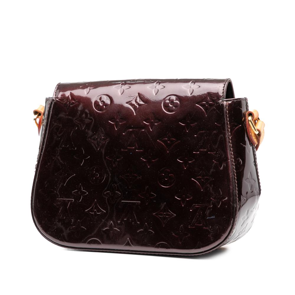 Louis Vuitton B Louis Vuitton Purple Vernis Leather Leather Monogram Vernis Bellflower GM France