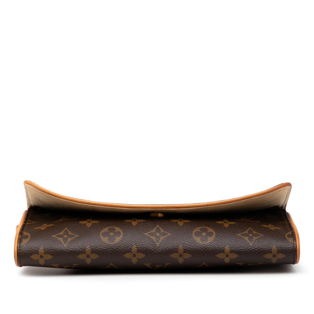 Louis Vuitton B Louis Vuitton Brown Monogram Canvas Fabric Monogram Pochette Twin GM Spain