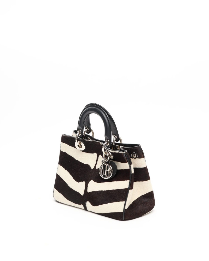 Christian Dior Zebra Lady Dior Bag