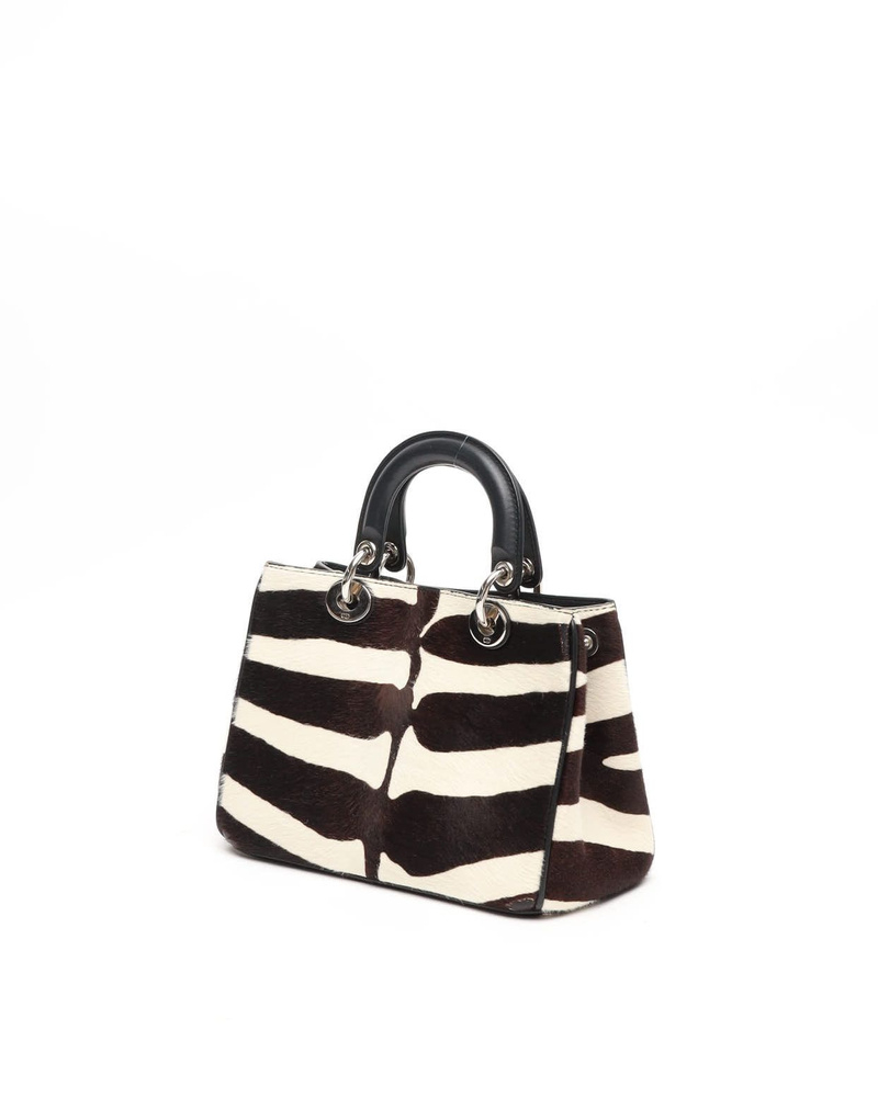 Christian Dior Zebra Lady Dior Bag