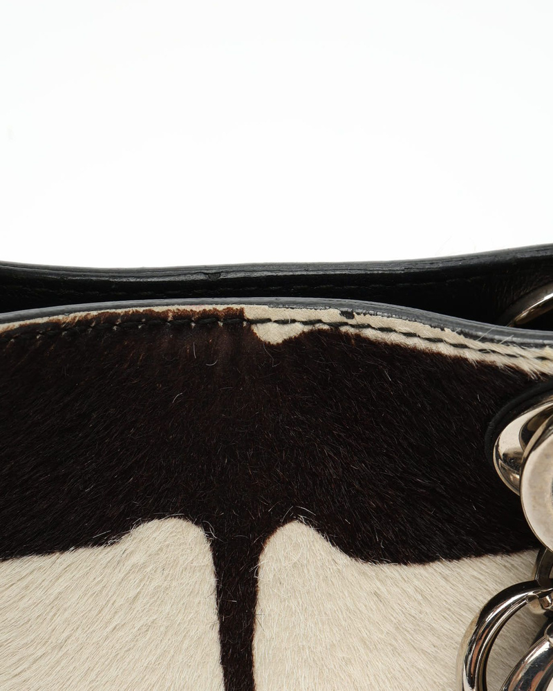 Christian Dior Zebra Lady Dior Bag