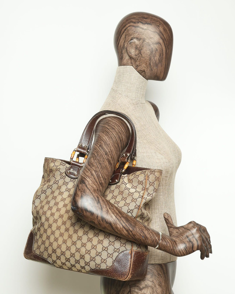 Gucci GG Bamboo Tote Bag