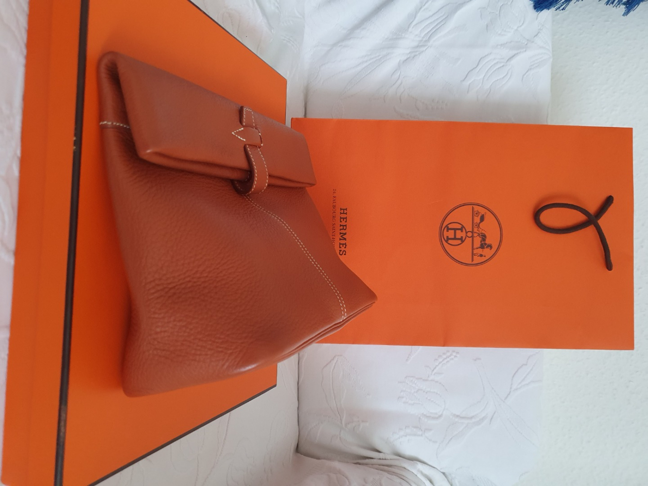 Hermès Pochette cuir