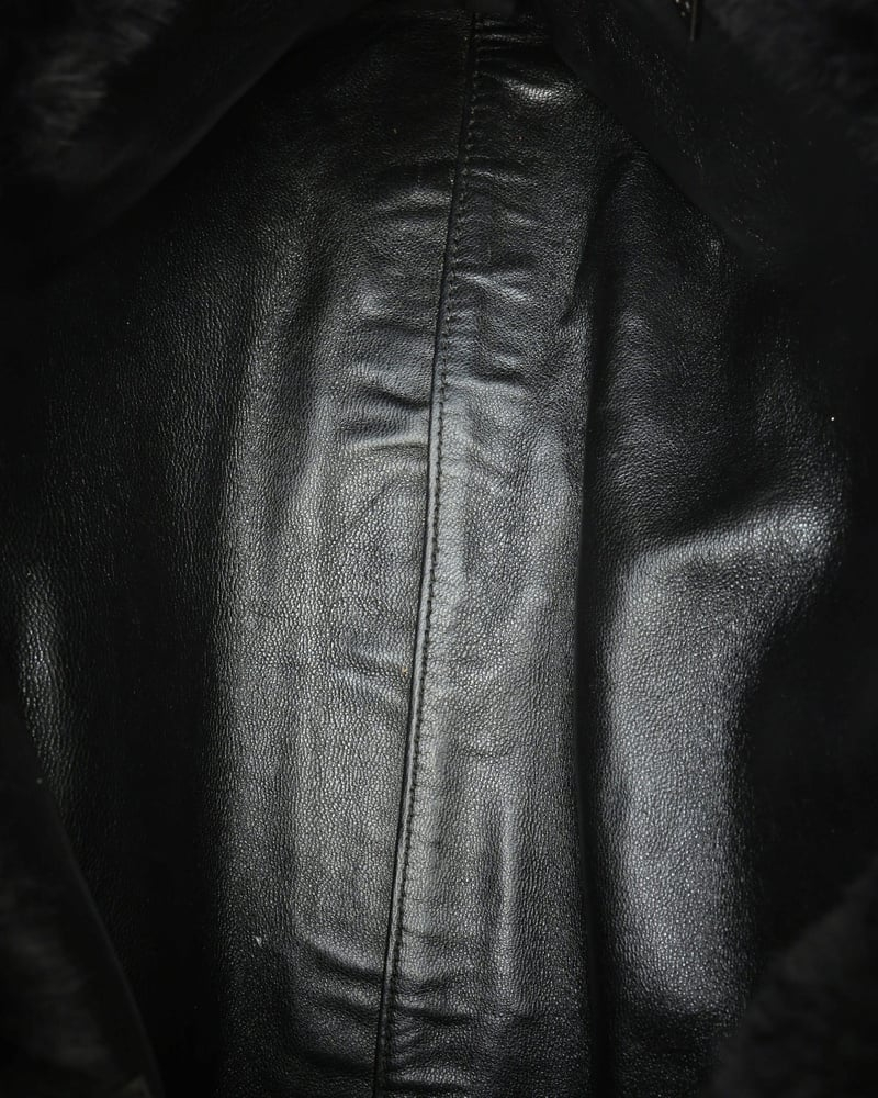 Chanel CC Fur Chain Tote Bag