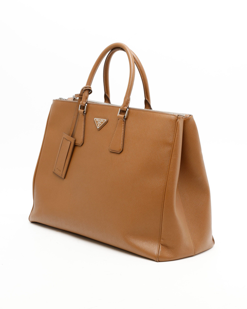 Prada Galleria Saffiano 2 Zip Travel Bag