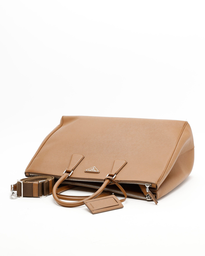 Prada Galleria Saffiano 2 Zip Travel Bag