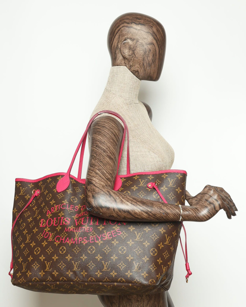 Louis Vuitton Monogram Ikat Neverfull GM Bag