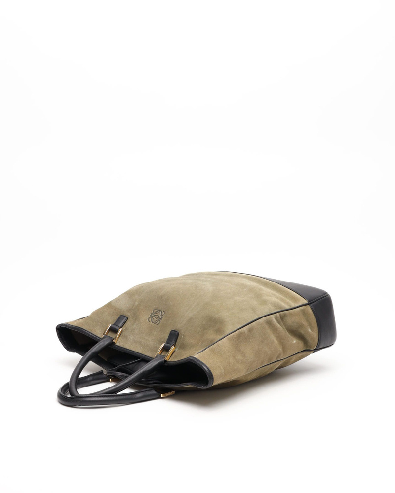 Loewe Suede Anagram Tote Bag