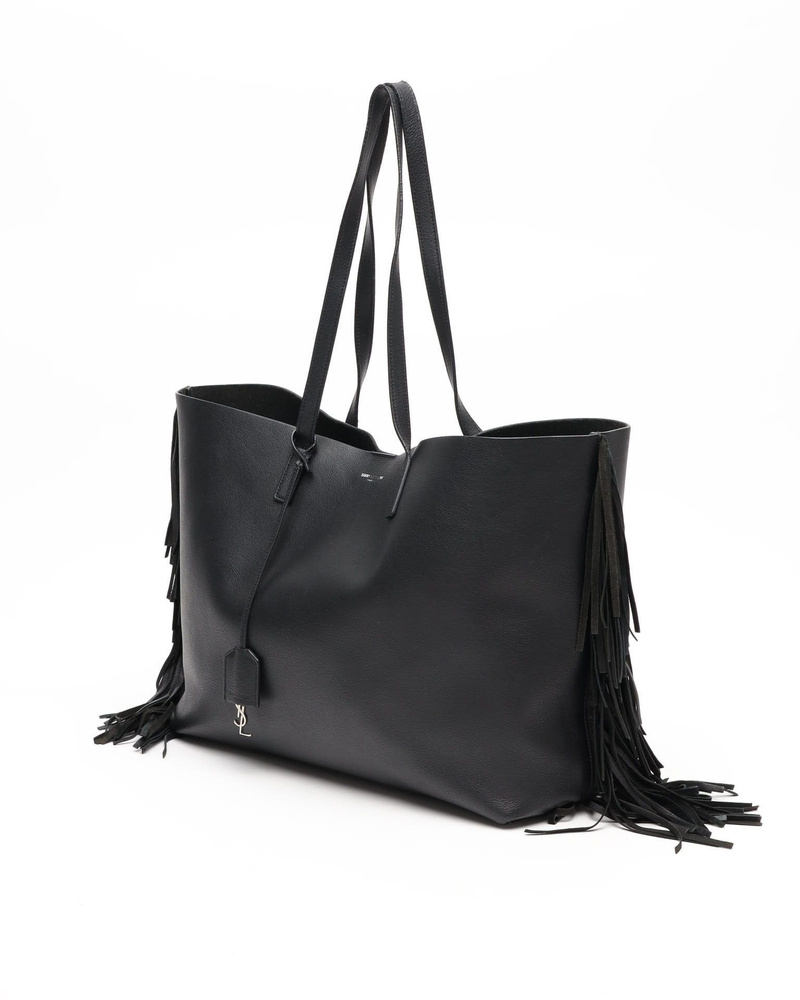Saint Laurent Fringe Bold East/West Tote Bag